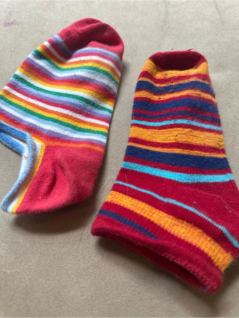 Women’s Colorful No-Show Stripe Socks - Multi-Color from Kb